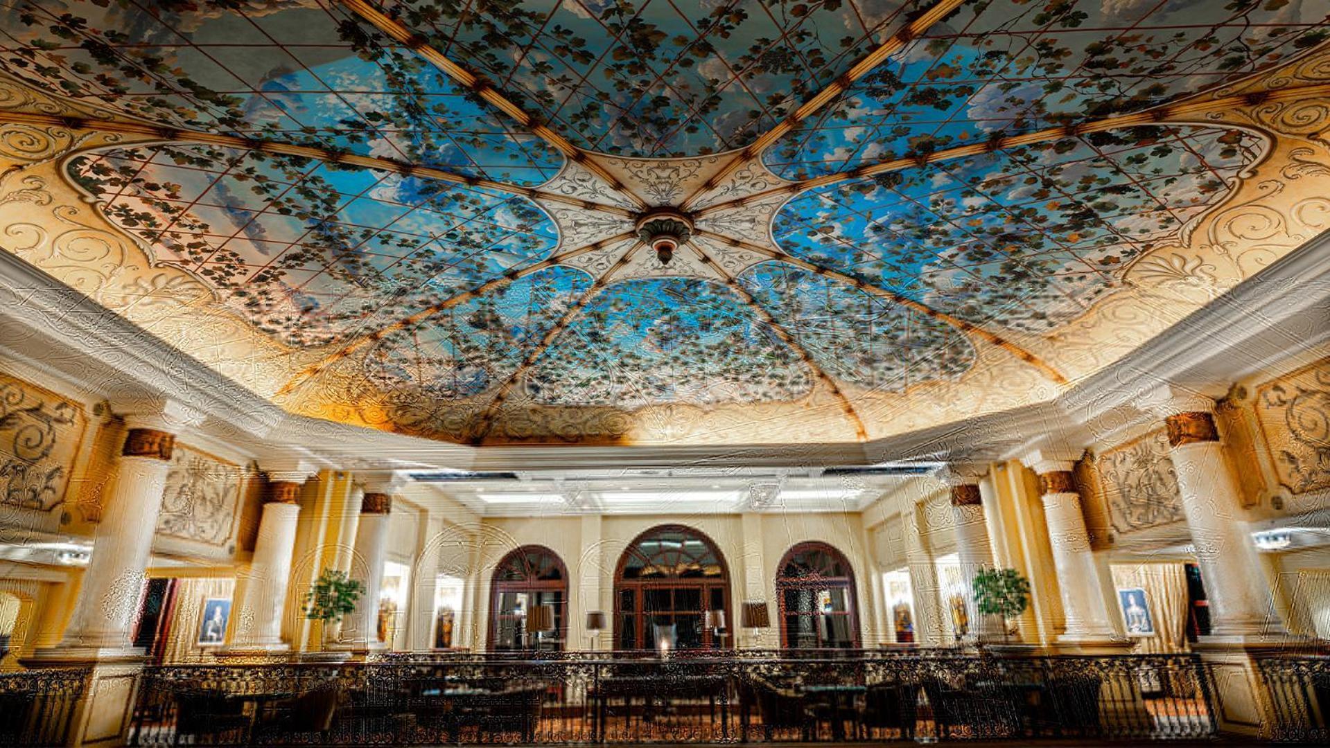 Palazzo Hotel Fourways Екстер'єр фото The ceiling of the ballroom